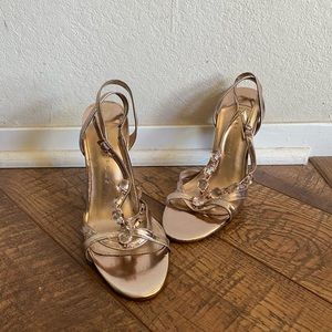 Ivanka trump heels with jewel details